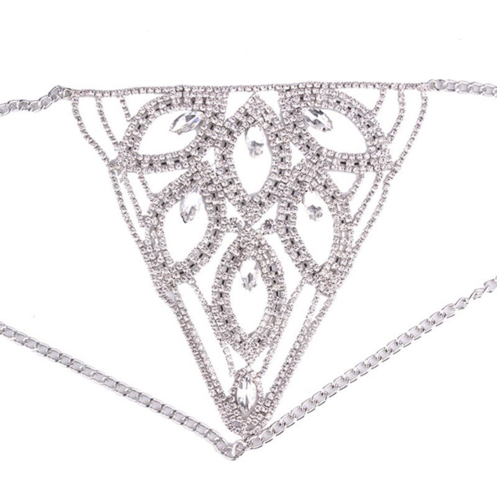 Leaf Design Rhinestone Panty - Picture 2 of 4